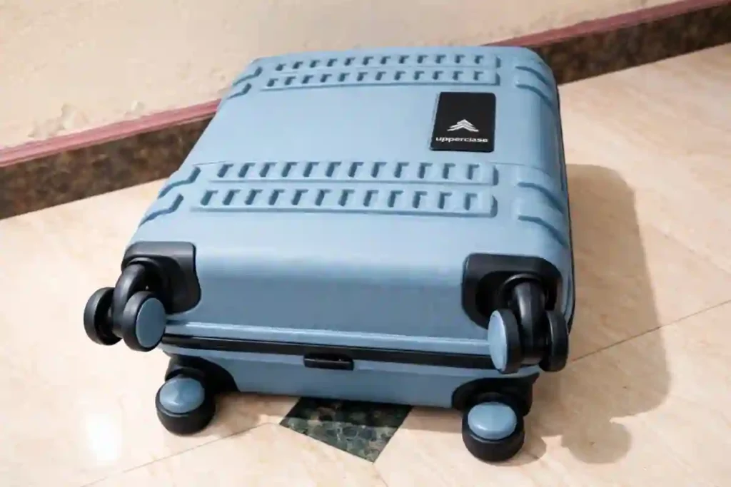 Uppercase Bullet hard shell trolley bag with durable polypropylene body and smooth 8-wheel spinner system