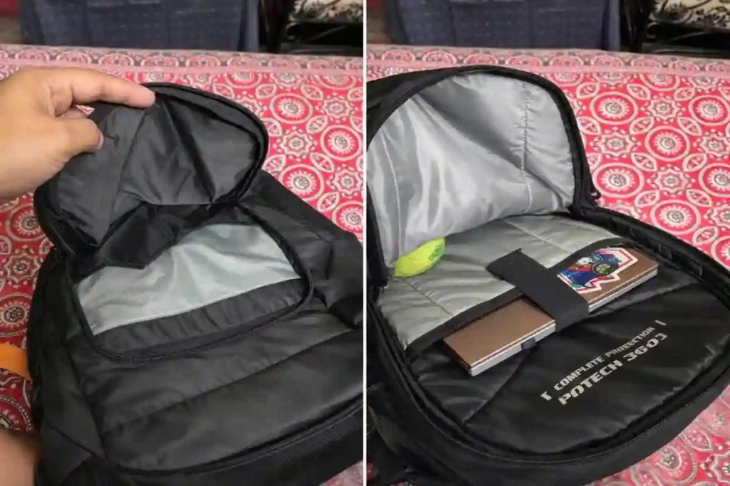 Gear Aspire 3 budget laptop backpack with TPU front panel, professional design, and 30L storage for college and office use