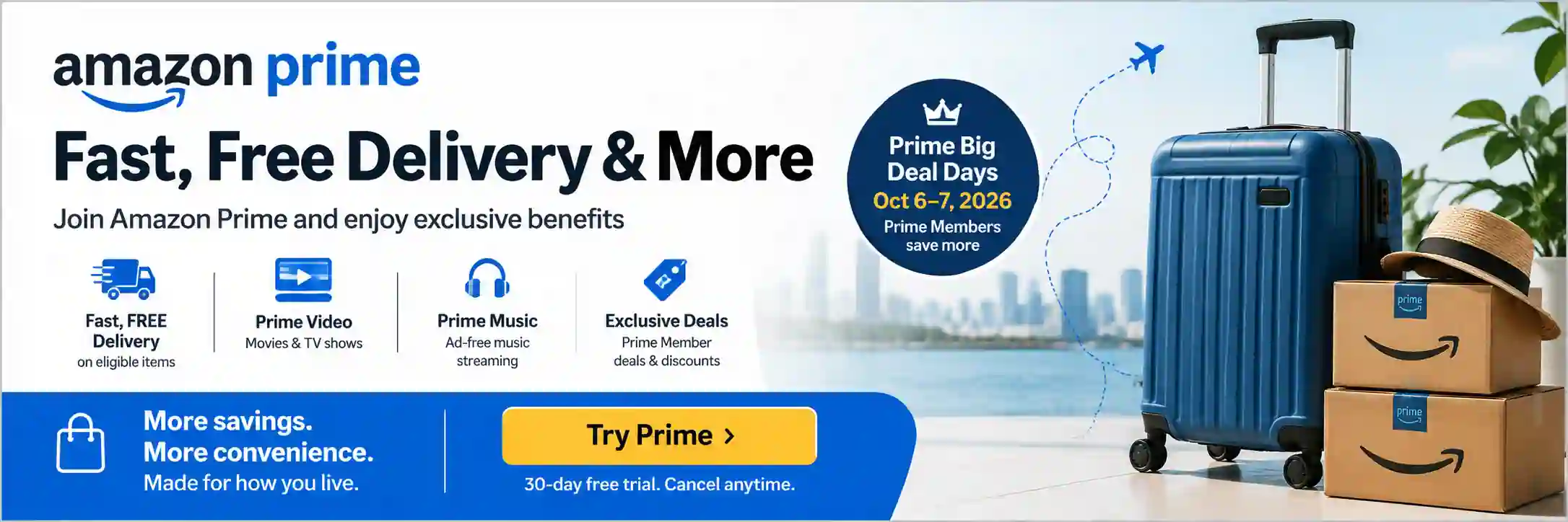 Amazon Prime day delas banner 